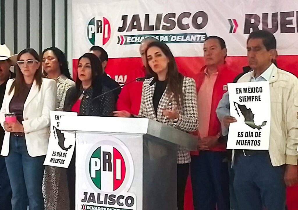 EN MÉXICO ESTAMOS HASTA LA MADRE INUNDADOS EN SANGRE: PRI JALISCO pri
