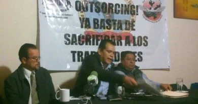 GOBIERNOS EMECISTAS QUIEREN DEBILITAR A LOS SINDICATOS CON "OUTSOURCINGS", FGTEM.