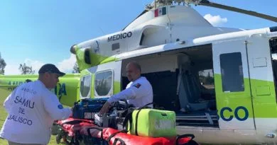 CASI MEDIO CENTENAR DE EMERGENCIAS ATENDIDAS POR EL HELICOPTERO SAMU.