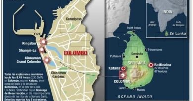 REPUDIA MÉXICO ATENTADOS DEL LLAMADO "SANGRIENTO DOMINGO DE RESURRECCIÓN" EN SRI LANKA.