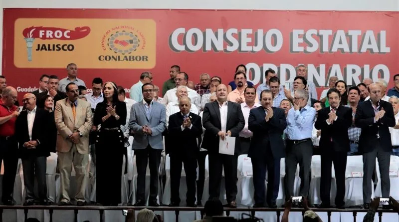 LA FROC JALISCO Y SINDICATOS NACIONALES REPUDIAN LA REFORMA LABORAL.