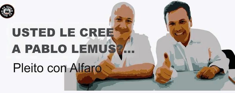 USTED LE CREE A PABLO LEMUS?