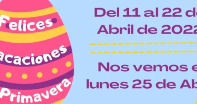 EL RECESO ESCOLAR: LAS VACACIONES DE PRIMAVERA
