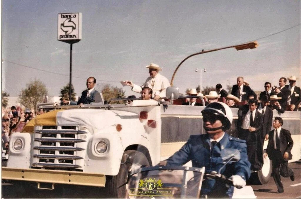 SE CUMPLEN 45 AÑOS DE LA VISITA DEL PAPA JPII A MÉXICO papa