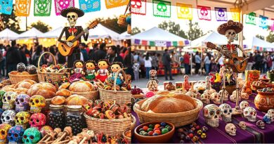 UNA FERIA DIVERTIDA Y LLENA DE VIDA EN EL MARCO DEL DÍA DE MUERTOS muertos