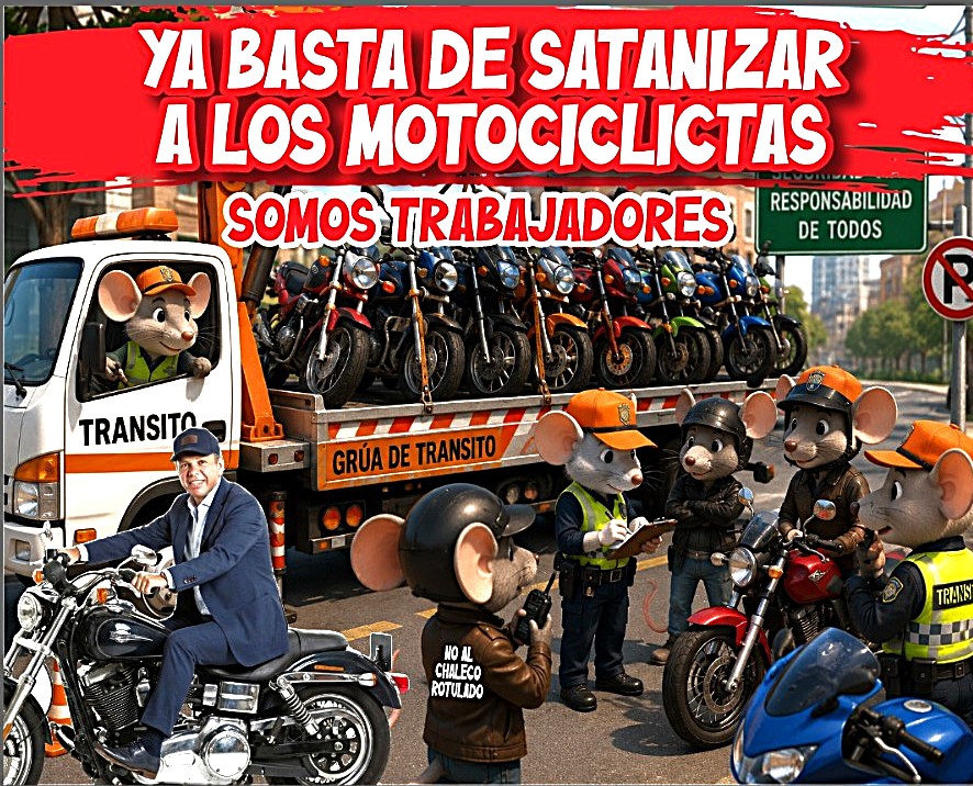 DEJEN DE SATANIZAR A LOS MOTOCICLISTAS, EL GOBIERNO VIOLENTA SUS DERECHOS motos