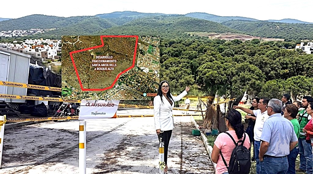 FRENAR ECOCIDIO INMOBILIARIO EN TLAJOMULCO Y SALVAR ZONA DE RECARGA HÍDRICA, ALERTA DIPUTADA DEL PVEM BRENDA