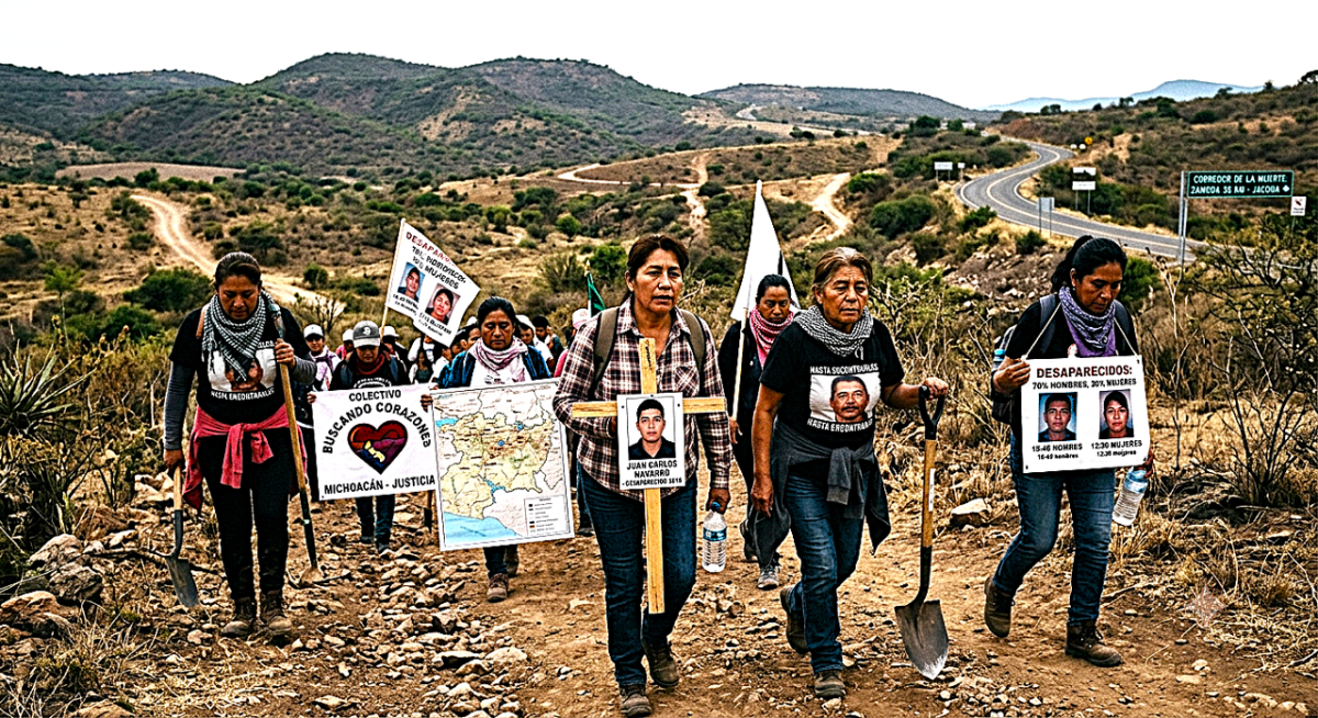 MICHOACÁN Y SU CORREDOR DE LA MUERTE buscadoras