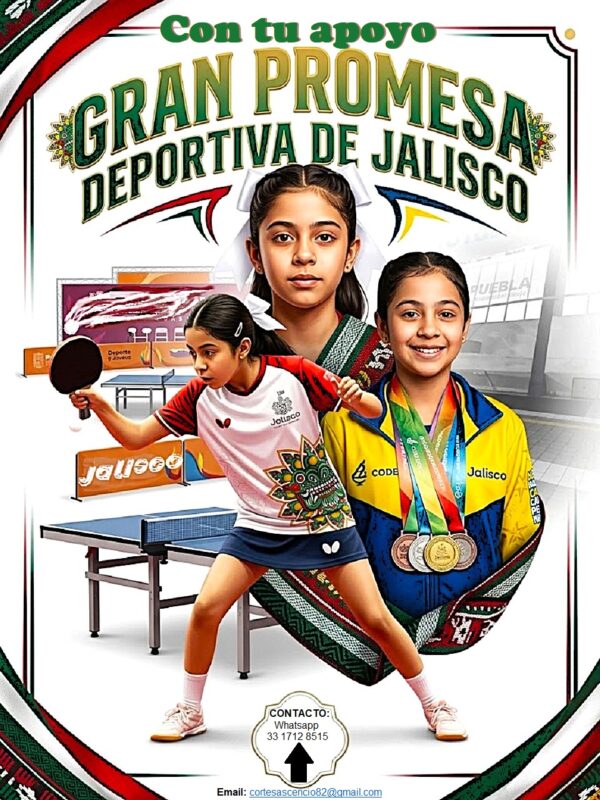 METEÓRICA TRAYECTORIA DE NIÑA TAPATÍA, PRODIGIO EN TENIS DE MESA mila