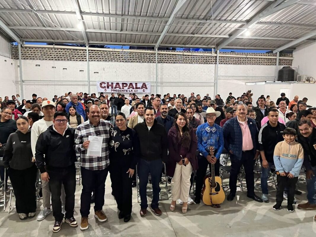 Seccionales en Chapala suman su apoyo a Juan de Dios "Bebo"
